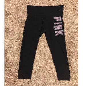 PINK Cropped Leggings